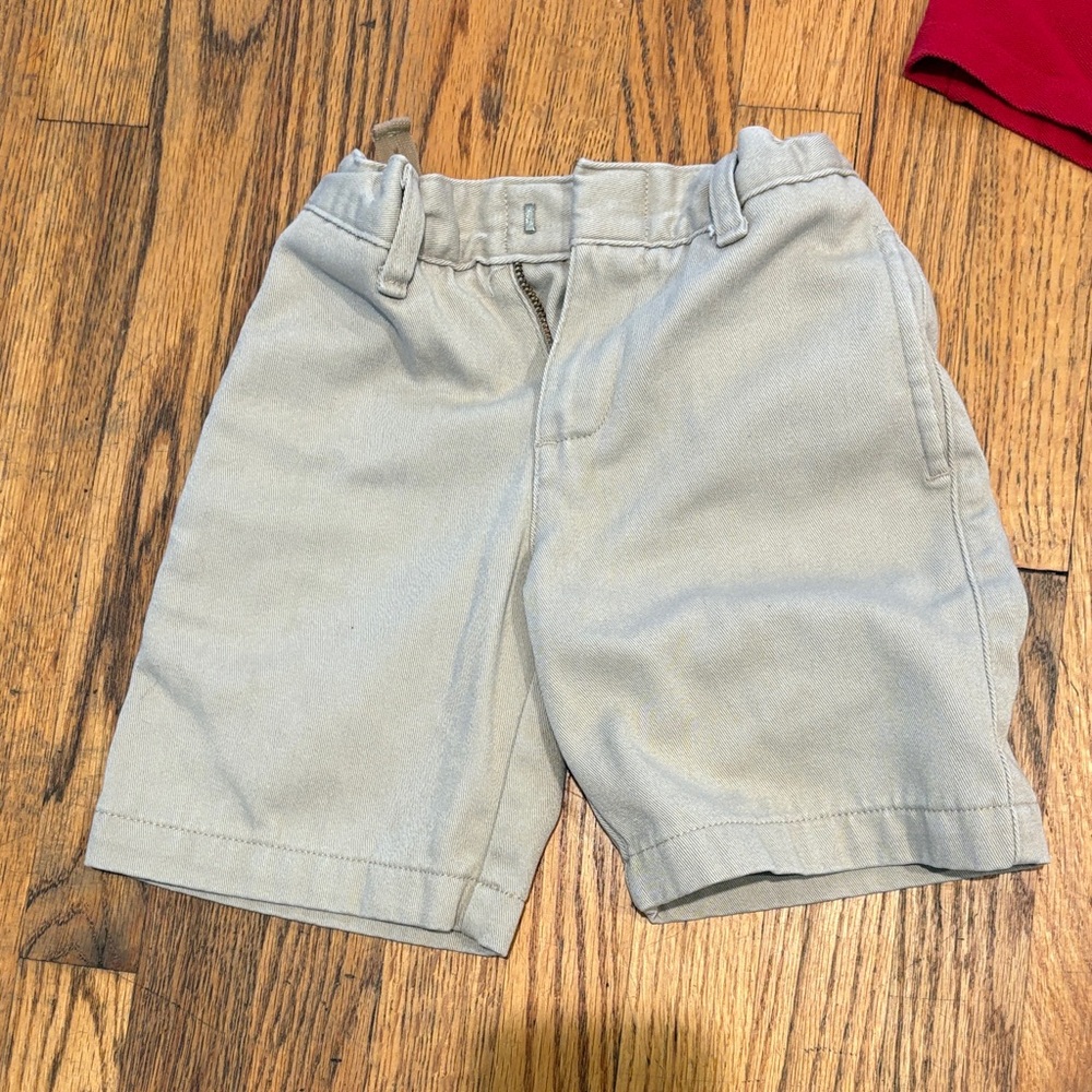 Kids tan Shorts school uniform